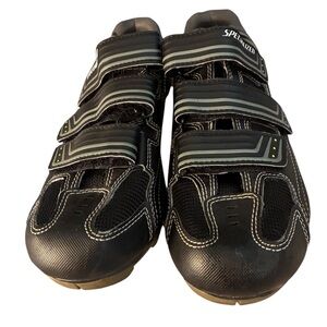 Men’s Specialized MTB Bike Cycling Shoes Gray on black  Sz 40